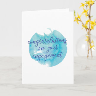 Congratulations on your Engagement Card