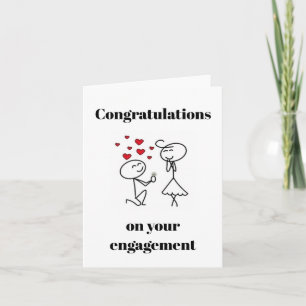 Congratulations on your engagement card