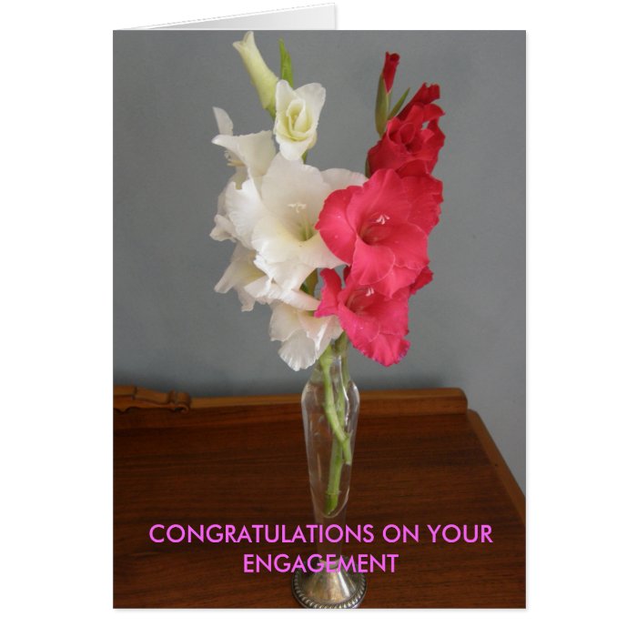 CONGRATULATIONS ON YOUR  ENGAGEMENT CARD