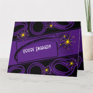 Congratulations on your Engagement! (Purple) Card