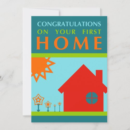 congratulations on your first home crayolaShapes Invitation