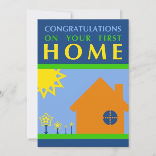 congratulations on your first home mod shapes invitation