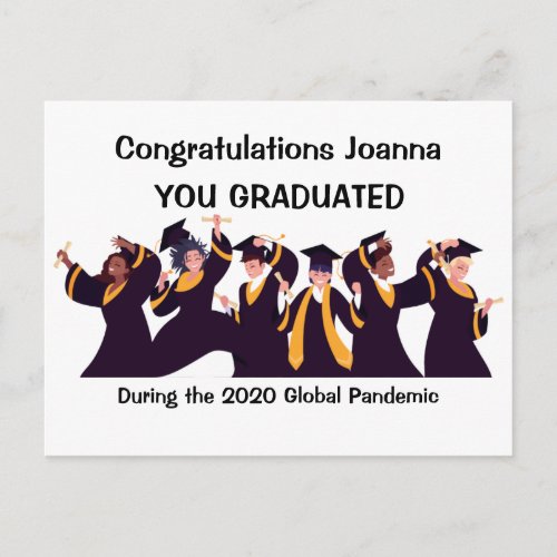 Congratulations on your Graduation 2020 Postcard