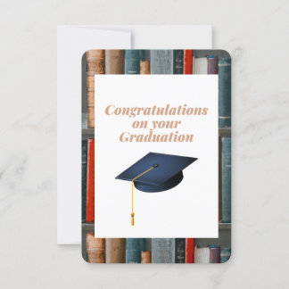 Congratulations on your Graduation card. Thank You Card