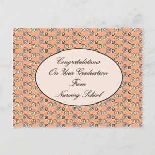 Congratulations on your Graduation From Nursing Sc Announcement Postcard