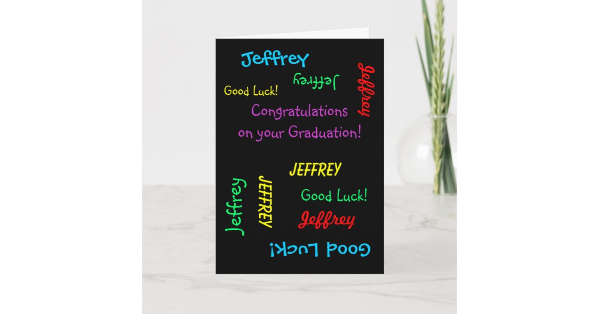 congratulations on your graduation greeting card zazzlecom