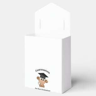 congratulations on your graduation monkey favor boxes