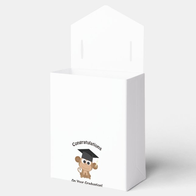 congratulations on your graduation monkey favor boxes (Opened)