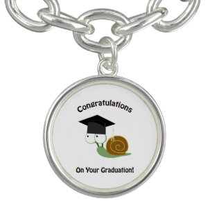 Congratulations on Your Graduation Snail Bracelet