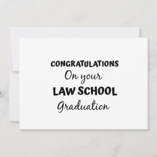 congratulations on your law school graduation invitation