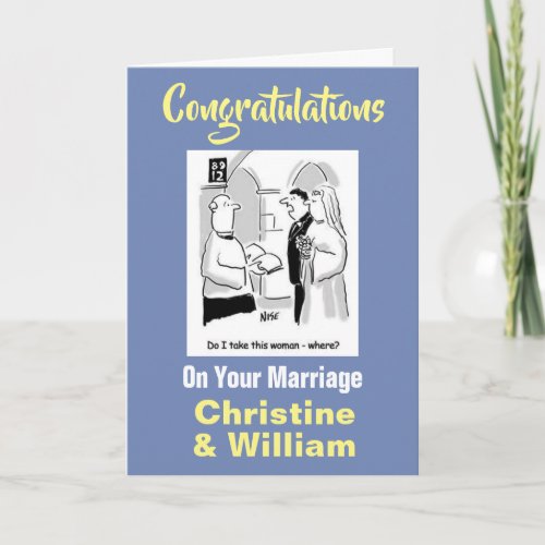 Congratulations on Your Marriage Card