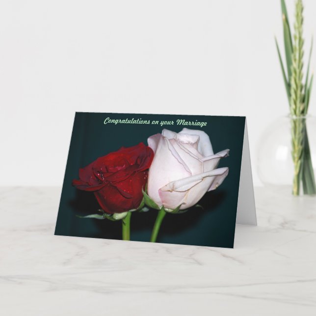 Congratulations on your marriage card (Front)