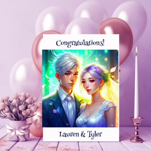 Congratulations on your Marriage Personalized  Card