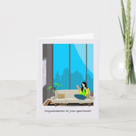 Congratulations On Your New Apartment City View Card Zazzle Congratulations On Your New Apartment City View Card