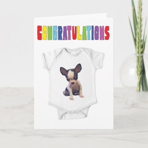 Congratulations on your new arrival card