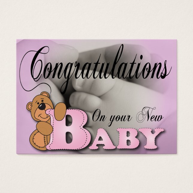 Congratulations On your New Baby (Front)