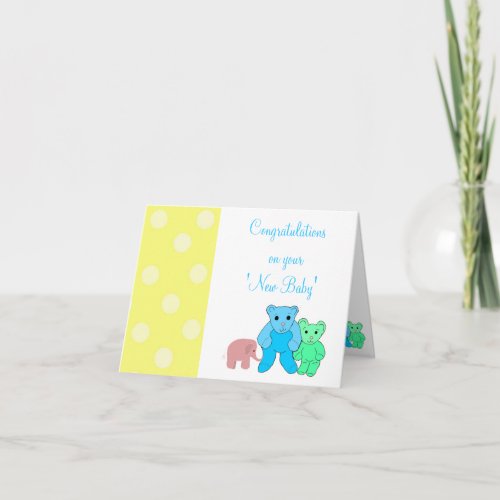 Congratulations on Your New Baby Card