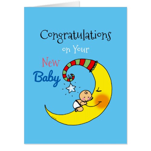 congratulations on your new baby card