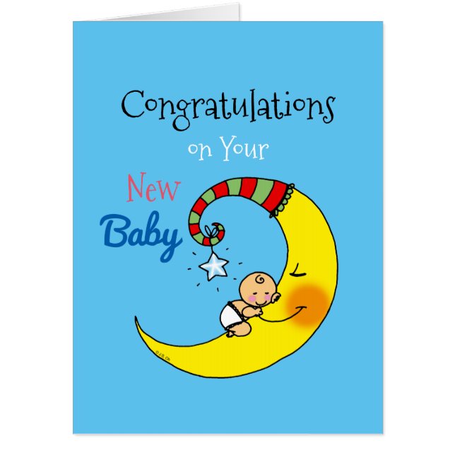 congratulations on your new baby card (Front)