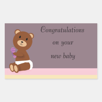 Congratulations on Your New Baby Sticker