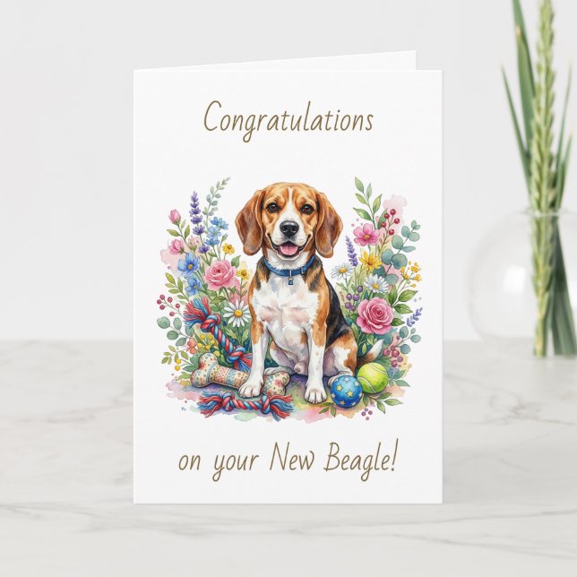 Congratulations on your New Beagle Card (Front)