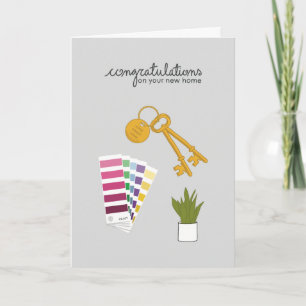Congratulations On Your New Home Card