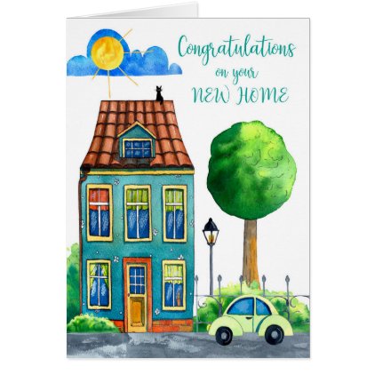 Congratulations on Your New Home Card