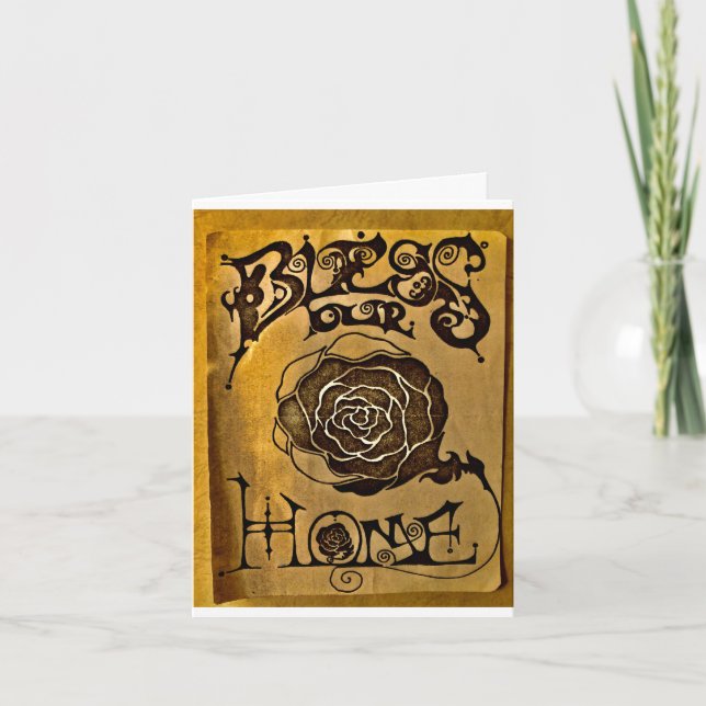 congratulations on your new home card (Front)