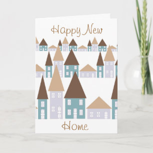 Congratulations on your new home card