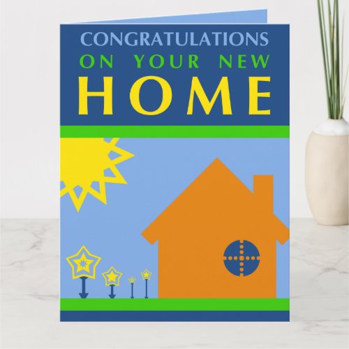 congratulations on your new home mod shapes card