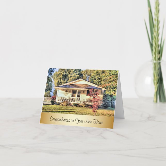 Congratulations on Your New Home - New Home Card (Front)
