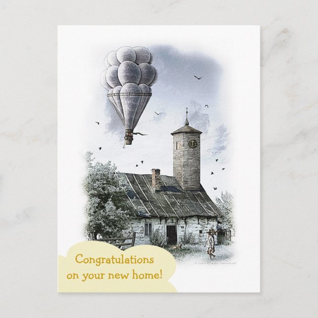 Congratulations on your new home - Postcard (Front)