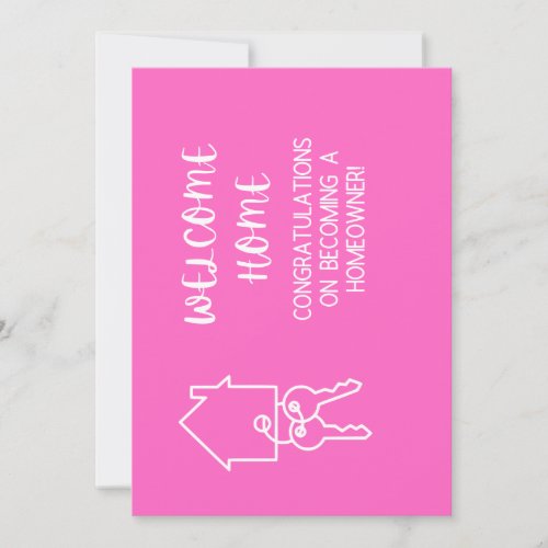 Congratulations On Your New Home REALTOR Thank You Card