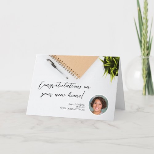 Congratulations On Your New Home Simple Note Card