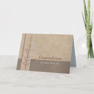 Congratulations On Your New Job Card