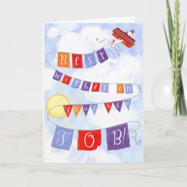 *CONGRATULATIONS ON YOUR NEW JOB*  CARD (Front)