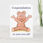 Congratulations On Your New Job Card at Zazzle