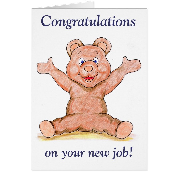 Congratulations on Your New Job Card