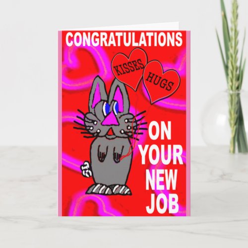 Congratulations On Your New Job Card