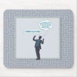 Congratulations On Your New Job Mouse Pad (funny) at Zazzle