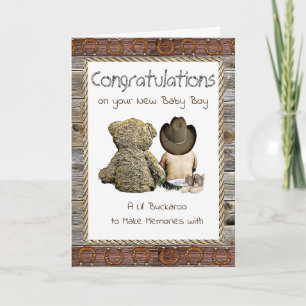 Congratulations on your New Lil' Buckaroo Card