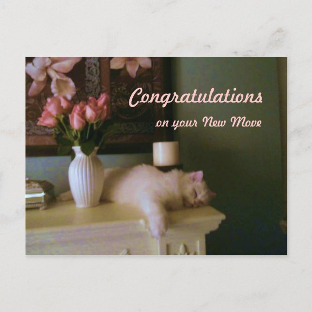 Congratulations on your New Move Postcard (Front)