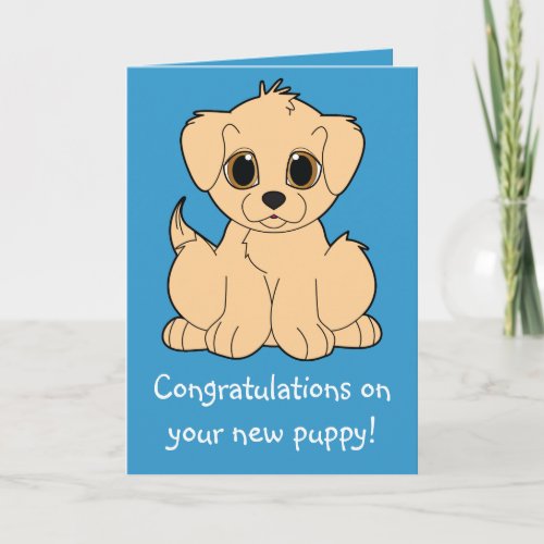 Congratulations on Your New Puppy Card