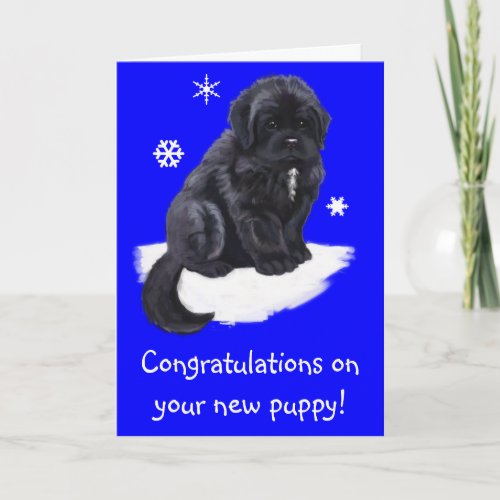 Congratulations on Your New Puppy Card