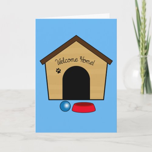 Congratulations on Your New Puppy with Dog House Card