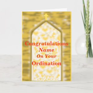Congratulations on your Ordination, Add Card