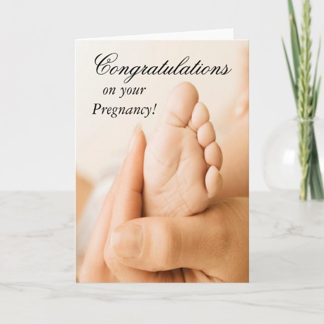 Congratulations On Your Pregnancy Card (Front)