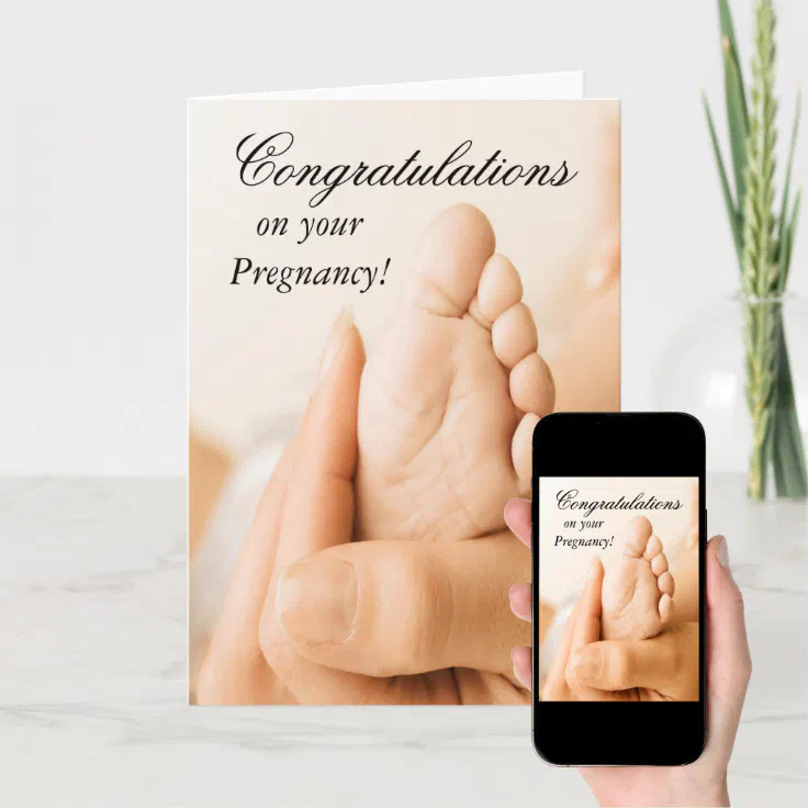 Congratulations On Your Pregnancy Card | Zazzle