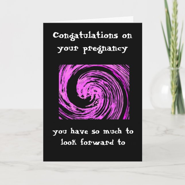 congratulations on your pregnancy card (Front)