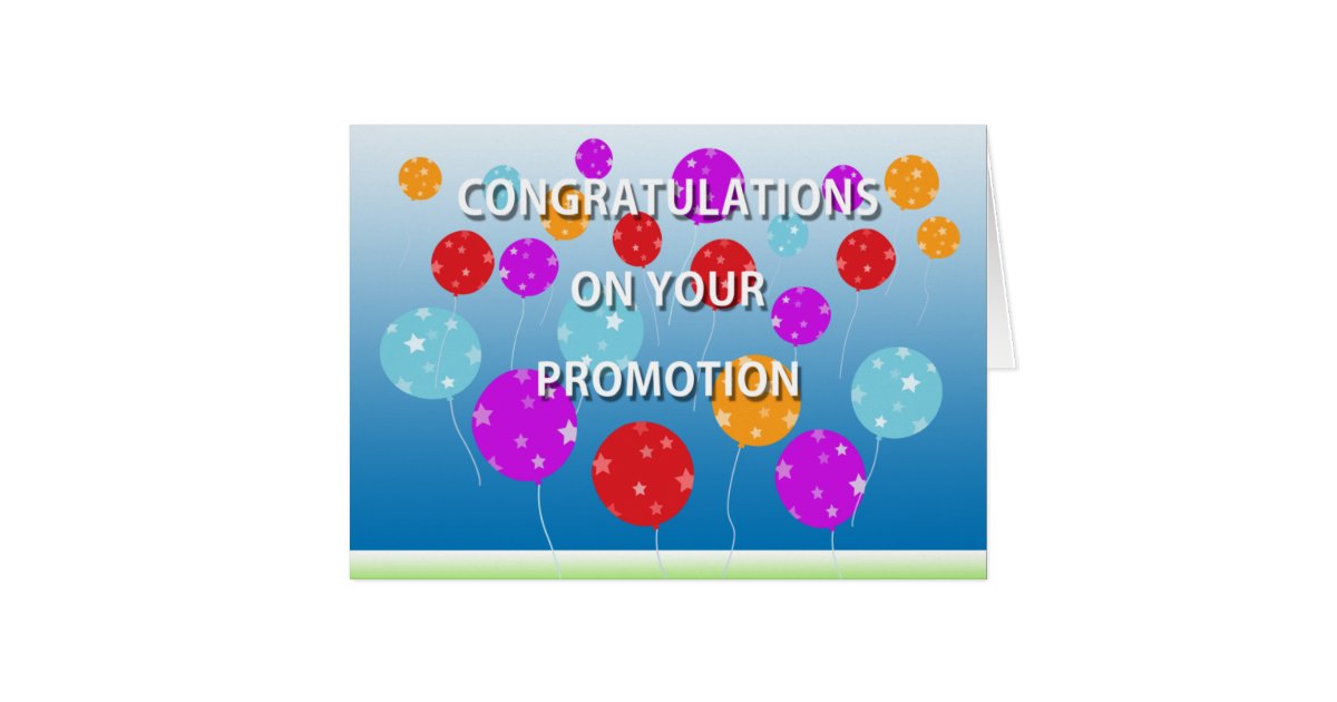 congratulations on your promotion card zazzle com congratulations promotion card